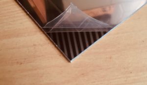 Acrylic Sheet 3mm Rose Gold Mirror