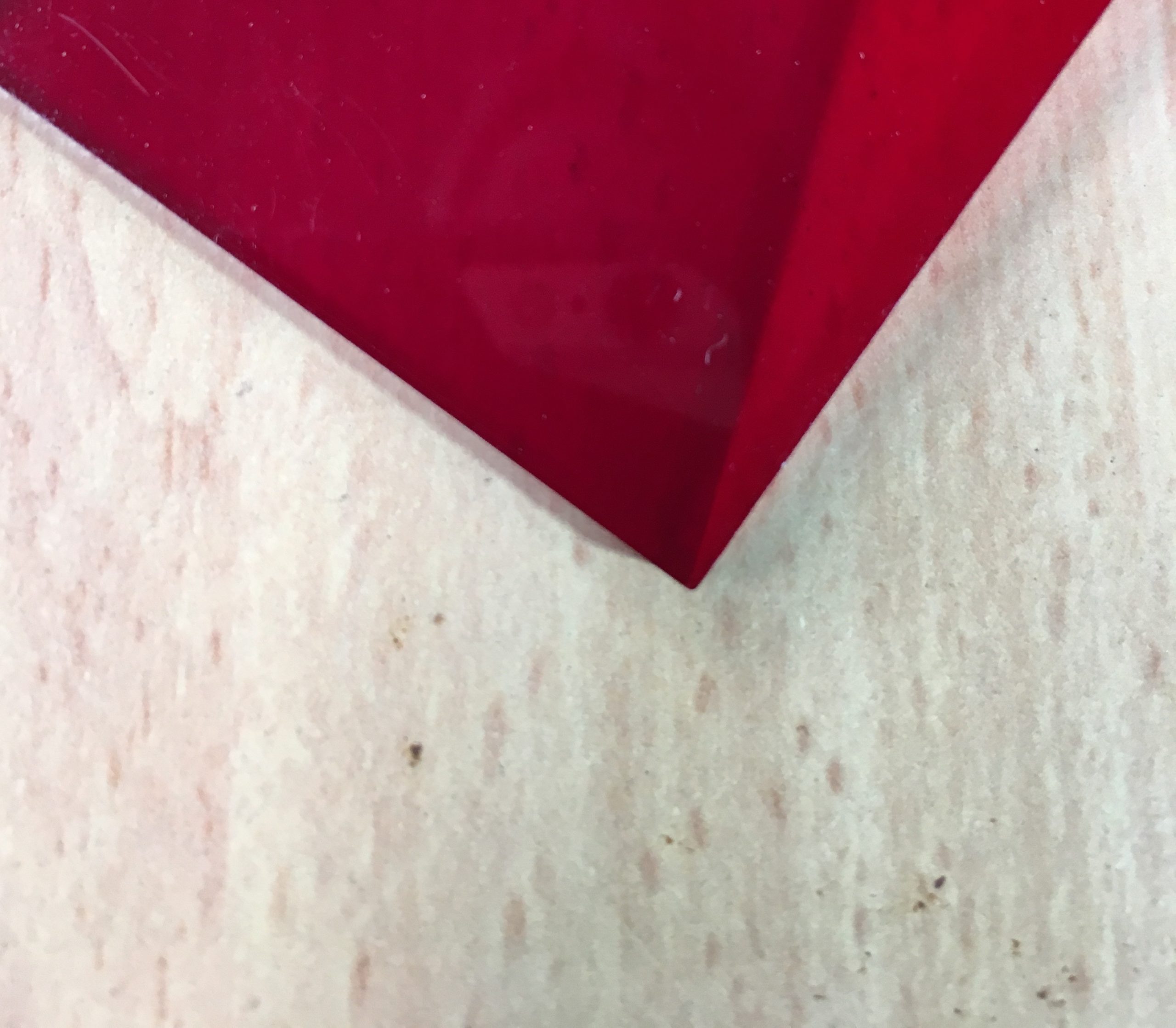 Acrylic Sheet 3mm Red Tint