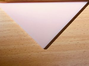 Acrylic Sheet 3mm Peach/Pink