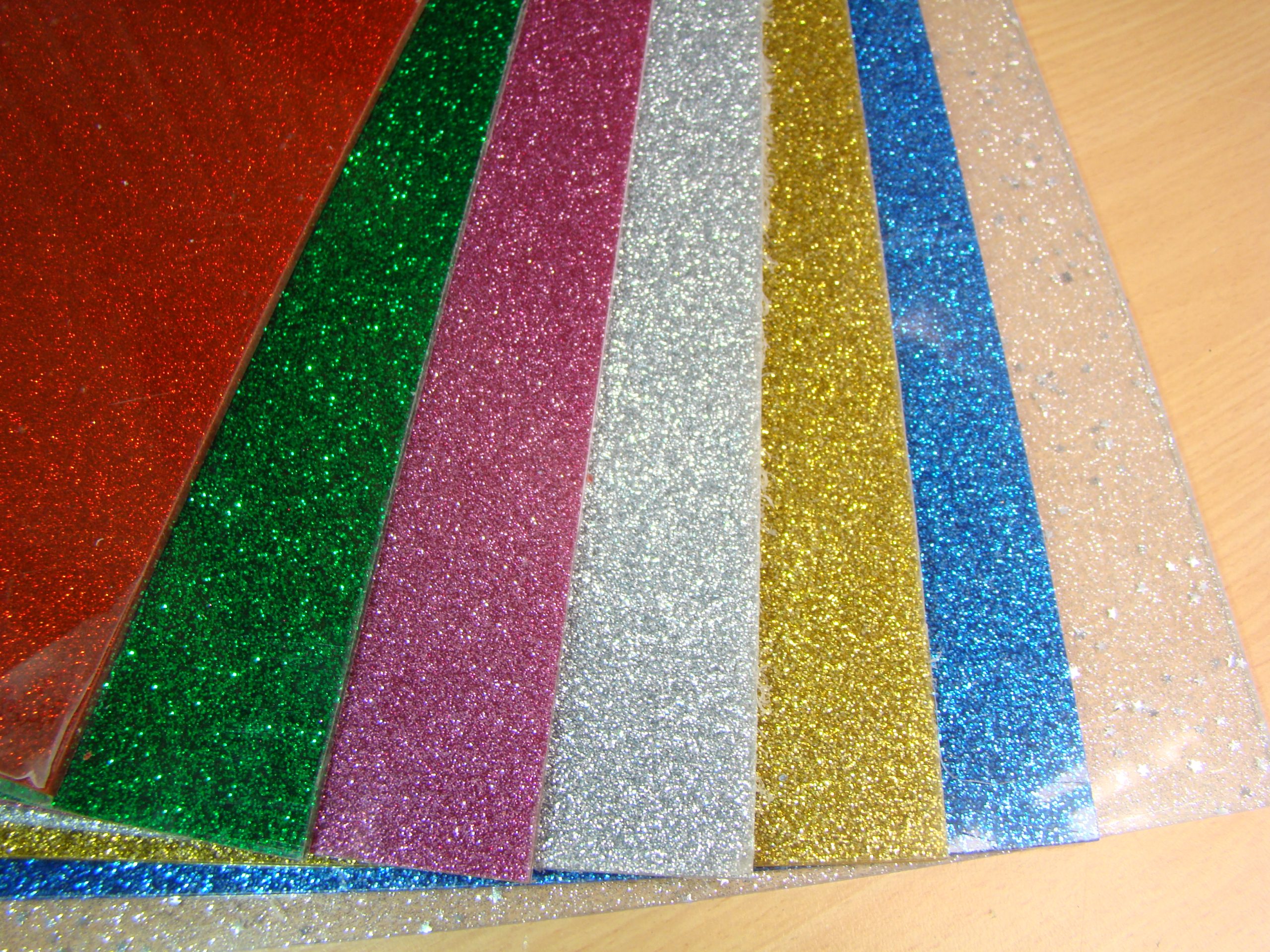 Acrylic Sheet 3mm Glitter Green - Image 2