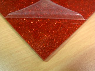 Acrylic Sheet 3mm Glitter Red