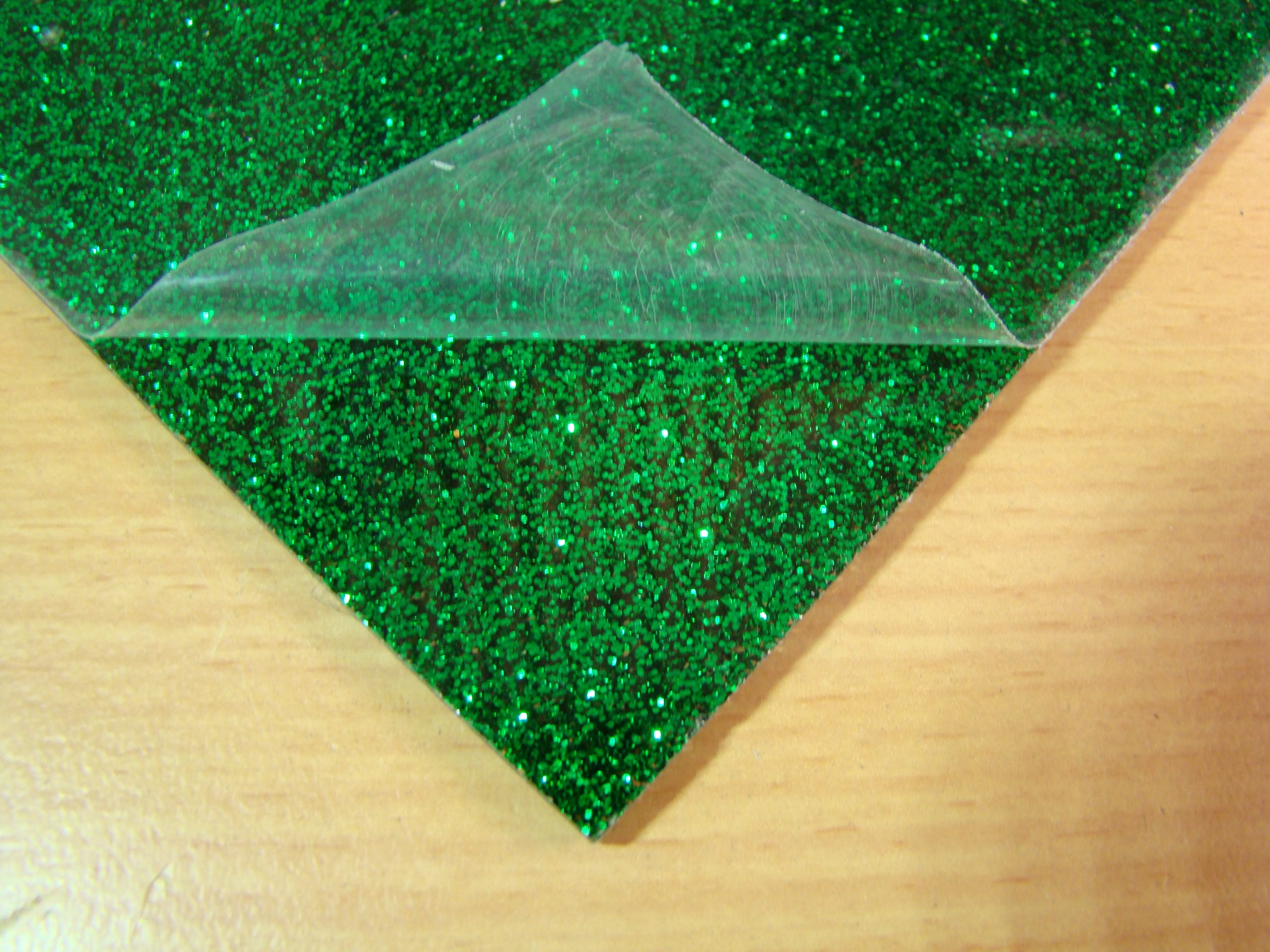 Acrylic Sheet 3mm Glitter Green