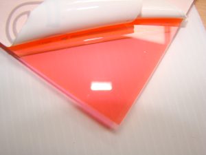 Acrylic Sheet 3mm Fluro Orange ( Tint )